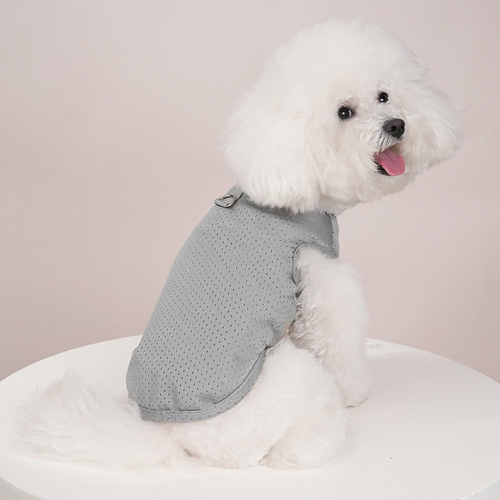 M-2XL Summer Pet Cat Vest Pet Puppy Dog Clothes Breathable Cool Dog Vest for Small Dogs Teddy Dog Vest Pet Clothing