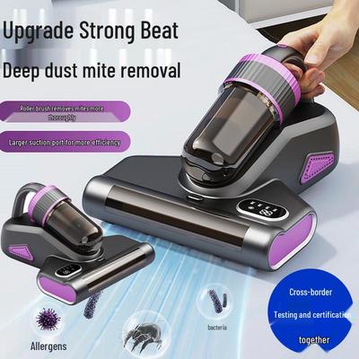 Ultraviolet Sterilization Wireless Vacuum with Large Suction Mite Remover Roller Brush