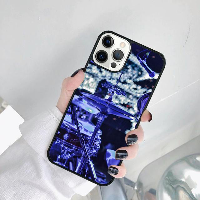 Musical Instrument Drum Phone Case Cover For for iPhone 17 Air 15 16 14 11 12 13 Pro MAX Plus