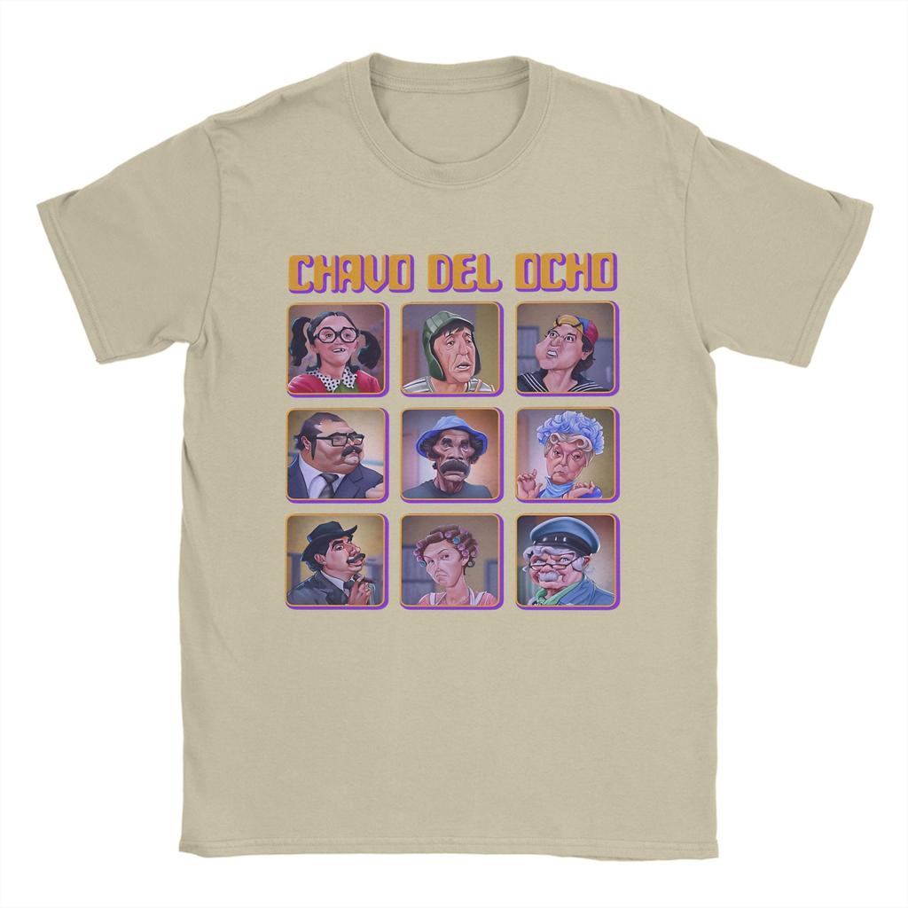 El Chavo Del Ocho TShirts Unisex Novelty 100 Cotton Tee Shirt Crewneck Short Sleeve T Shirt Printed Tops