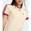 adidas Originals Striped Slim Fit Round Neck Short Sleeve T-Shirt Women Tops KS4780