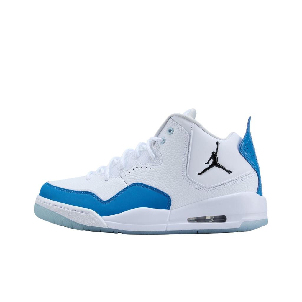 Jordan Courtside 23 Versatile Comfortable Mid-Top Basketball Shoes Men Sneakers White Blue IO7614-101