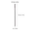 10pcs Watch Strap Screw Tube Steel Precise Professional Lightweight Wear Resistant Watch Band Screw Link Pin 0.7 X 0.04in M0.05in
