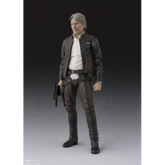 TAMASHII NATIONS S.H. Figuarts Star Wars Han Solo (STAR Force Awakens) PVC ABS Painted Movable Figure