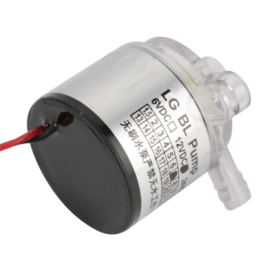 Mini Low Noise Environmental Plastic Electric Brushless Water Pump 12V 7W