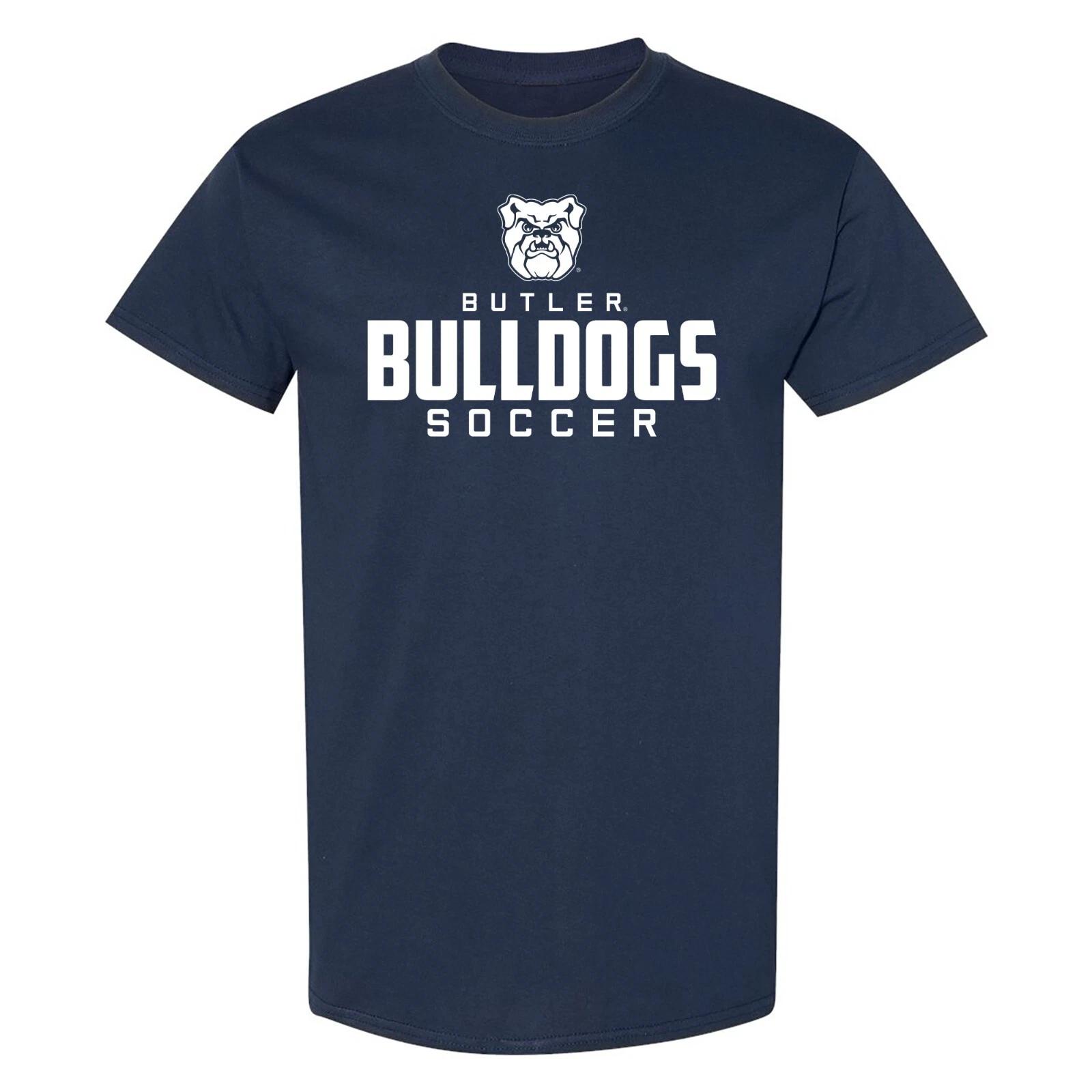Butler Bulldogs Wordmark Soccer T-Shirt - Navy S