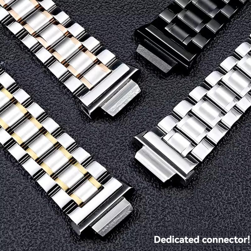 Pevný ocelový řemínek na hodinky pro Casio Farm Oak Modifikovaný GM2100/GA2100 Černý GM2100 Ocelový náramek Pánský Nerezová ocel