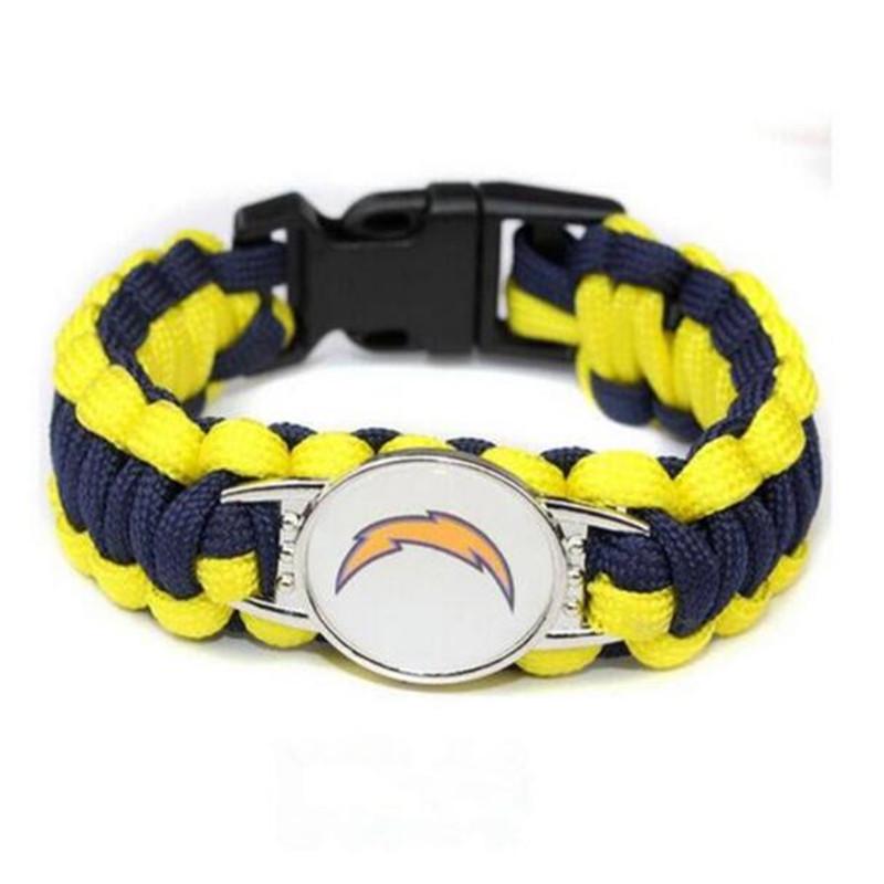 Handgeflochtenes NFL Paracord-Armband für Herren - 32 Teamoptionen für europäische & amerikanische Sportler