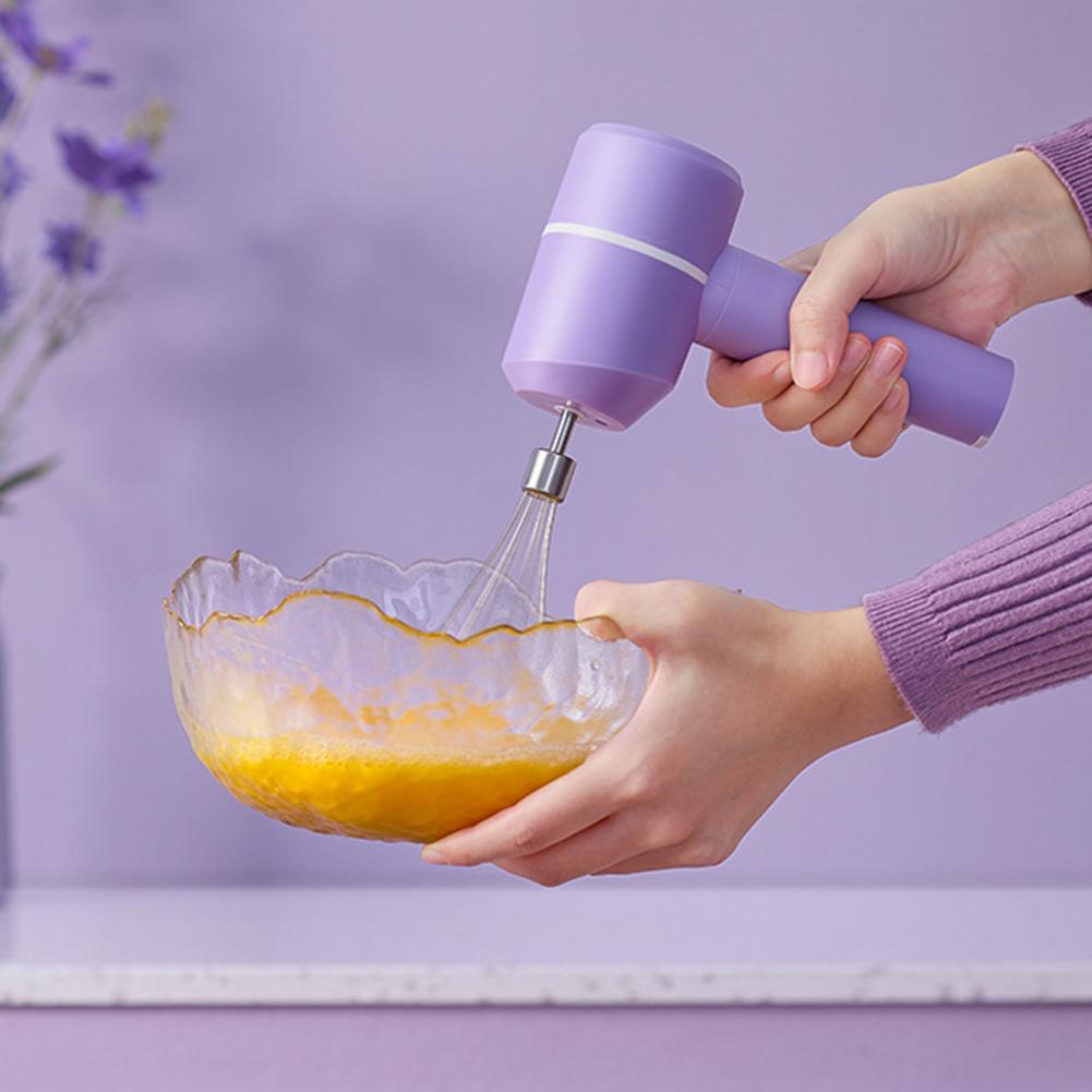 Electric Egg Beater Wireless Egg Beater for Easy Use Cordless Electric Whisks Versatile Kitchen Tools for Baking Cooking