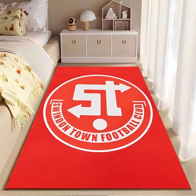 Swindon Town Football Carpet Suitable As a Non-slip Mat for the Living Room or Bedroom Sofa