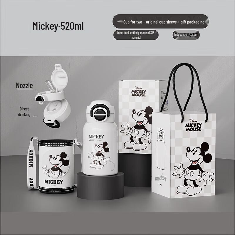 Disney Mickey Mouse Dual-Drink Insulated Kids Bottle