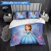 Set Biancheria da Letto 3 Pezzi Princess Sofia K-pop Music Group, Ideale per Camera da Letto, Dormitorio, Include Copripiumino e 2 Federe, Regali per Fan