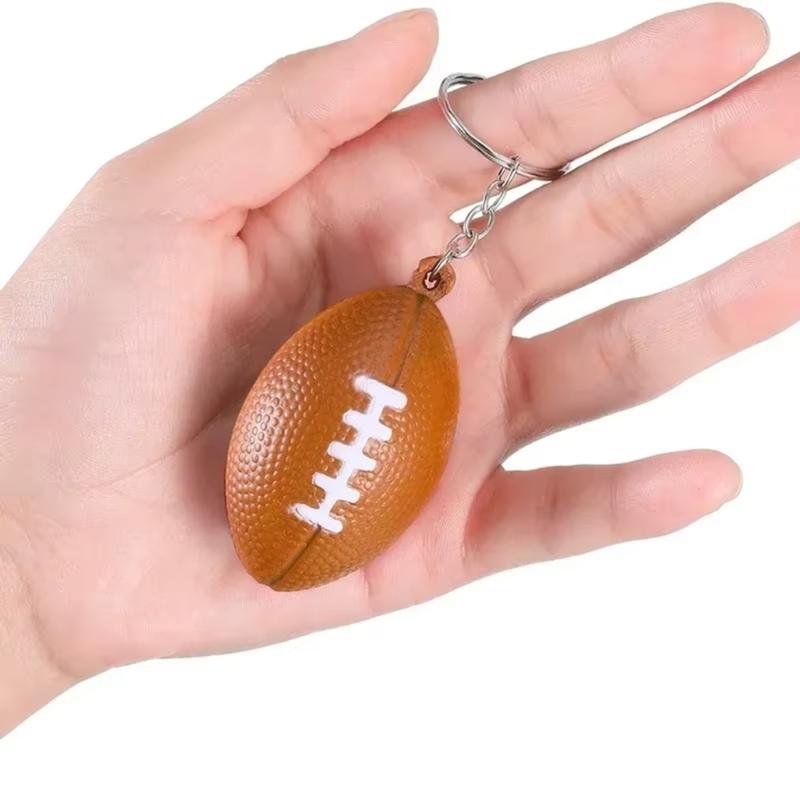 Small Foam Balls Keychain Pendant Backpack Hangings Decoration Handbag Car Keyring Decoration Car Key Holder Bag Pendant