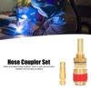 8mm Torch Hose Adapter Brass Connector Quick Coupler Fitting Kit for MIG TIG Welding