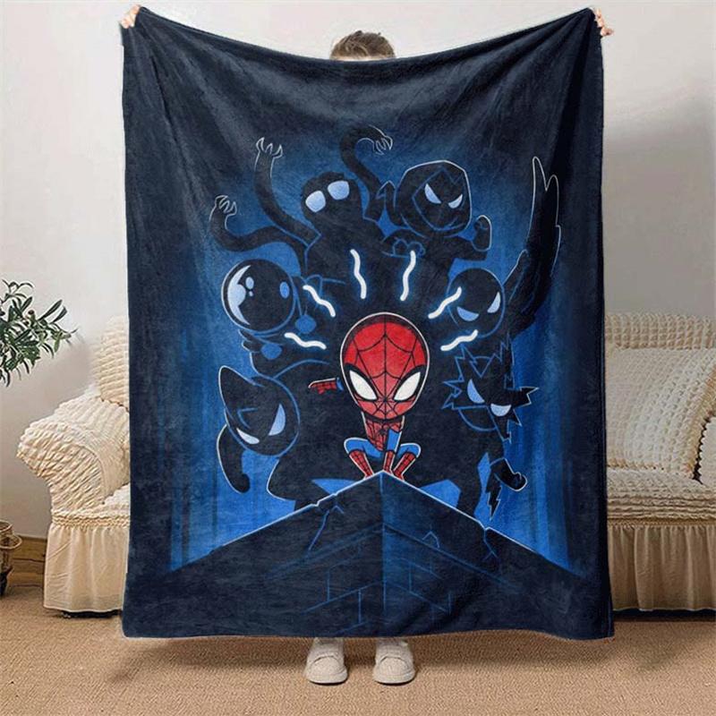 1pc Spier-Man Printing Blanket - Soft, All-Season Throw for Living Room, Beroom,Personalize Gift with Aorable Cartoon Esign