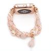 Fashion Faux Agate Beads Bracelet for Apple iWatch Series 1 2 42/38mm Women's Watch Band Strap