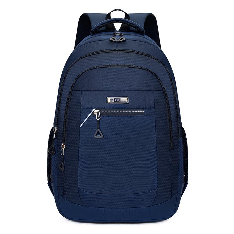 Schoolbag New Fashion Versatile Backpack Casual Simple Computer Backpack Large Capacity Oxford Cloth Student Backpack