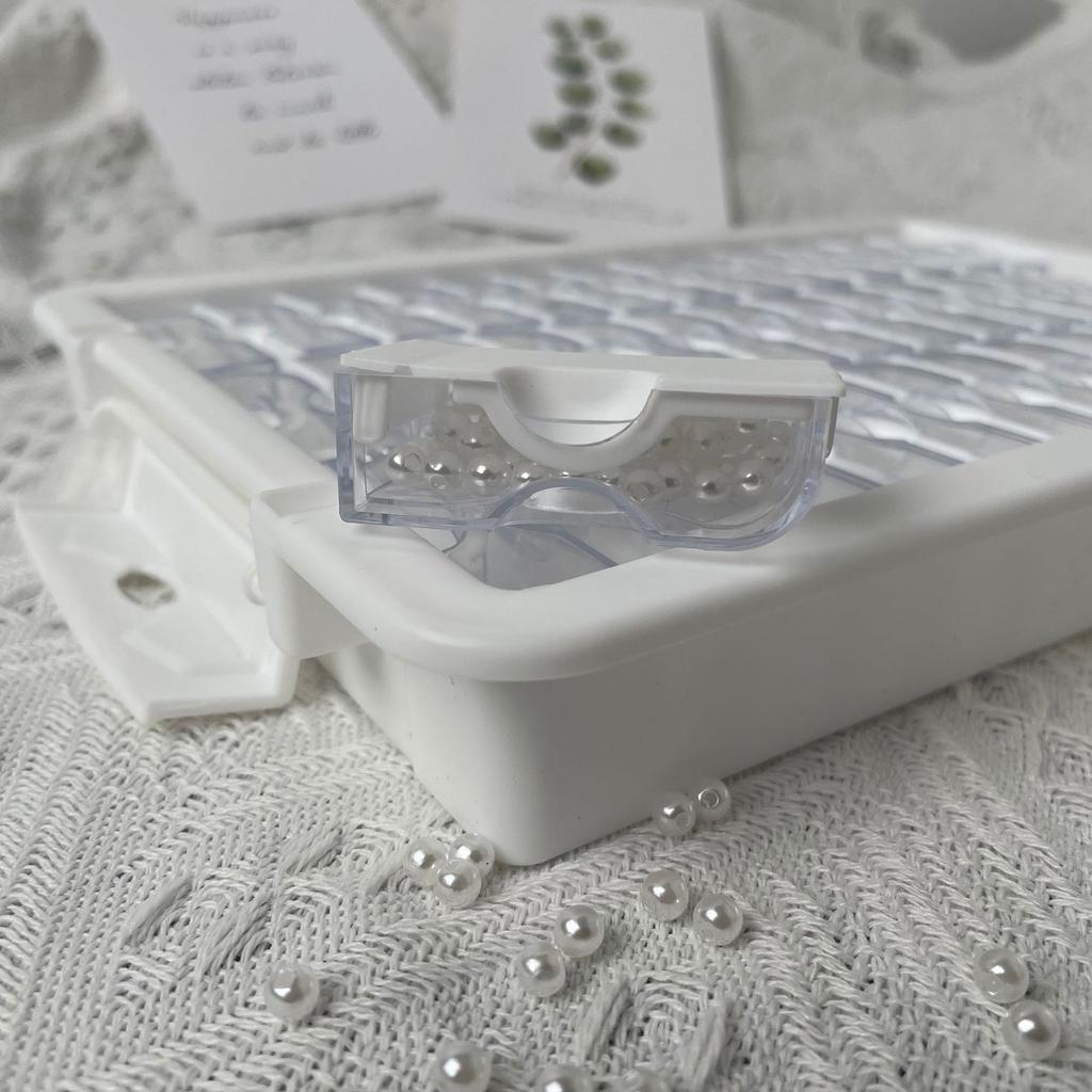 Versatile Bead Sorting Container Accessory with Secure Lids for Craft Enthusiasts Clear Storage Case Organization