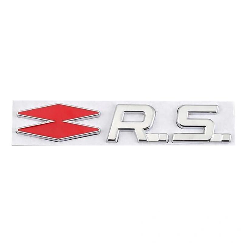 Adesivi Emblema Distintivo Logo Metallo 3D Linea GT RS Per Renault Logan Clio Megane 2 3 4 Kangoo Koleos Captur Twingo Duster