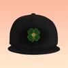 Four Leaf Clover Baseball Cap Polyester Adult Hip Hop Flat Brim Trucker Hat Casual Adjustable