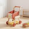 Pretend Play Shopping Cart Social Skills Storage Basket for Kids, Boys and Girls,