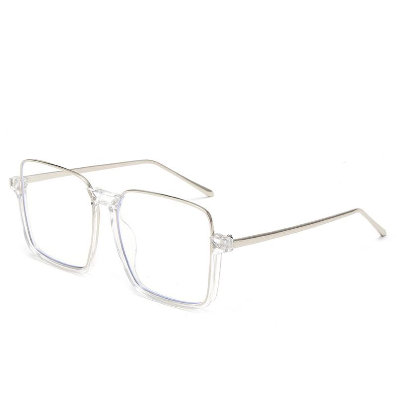 Sunglasses Women Men Oversize New Luxury Brand Design Retro Travel Drive Semi-Rimless Square Frame Vintage Sun Glasses Unisex