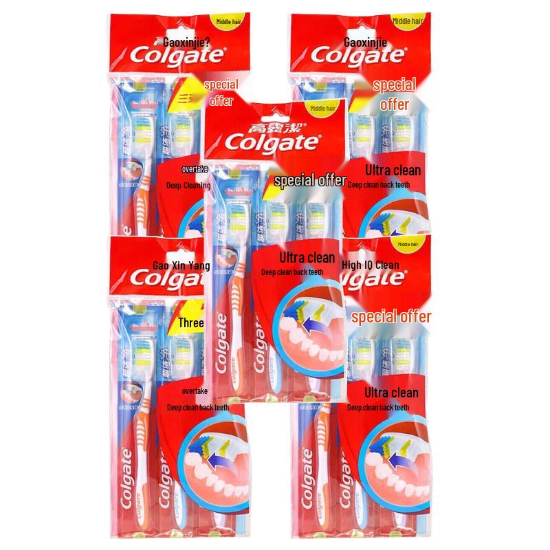 Colgate Deep Clean Soft Bristle Toothbrushes