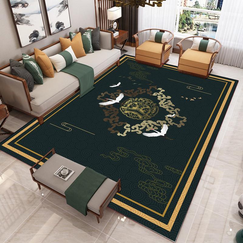 New Chinese Style Living Room Carpet Chinese Style Sofa Coffee Table Mat Bedside Classical Style Carpet