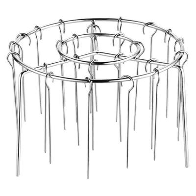 Vertical Kebab Skewer Rack for Air Fryer Oven Round BBQ Grilling Stand