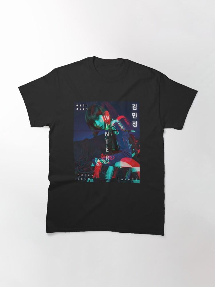 aespa Winter SAVAGE Glitch Version Classic T-Shirt