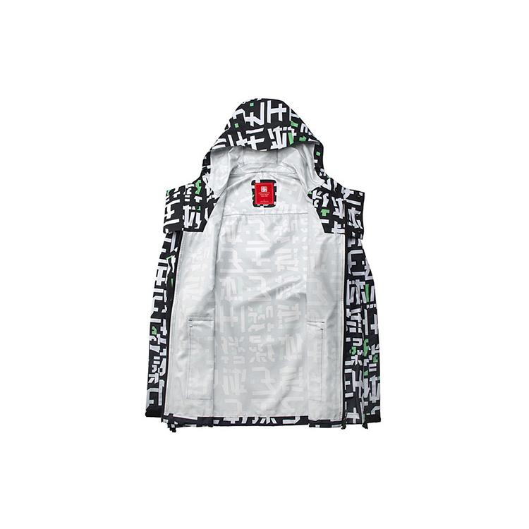 Li Ning Jackets Men's Standard Black Hooded Moderate Other AFDP147-1