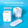 1pc E27 Remote Control Lamp Head Socket Lamp Base Wireless Smart Remote Control Lamp Holder Cap Intelligent Switch Accessories