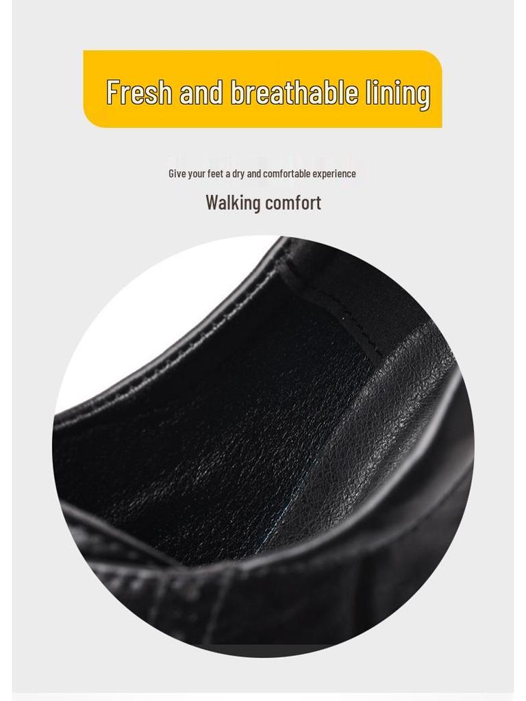 Pánské černé kožené brogue boty - Business, formální a ležérní styly vhodné na svatby nebo pro každodenní nošení.