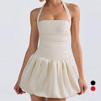 2024 Summer Trend: Sexy One-Shoulder Backless Lace-Up Princess Dress for Women