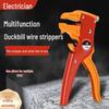 Multifunctional Duckbill Wire Stripper and Skinning Pliers for Electricians