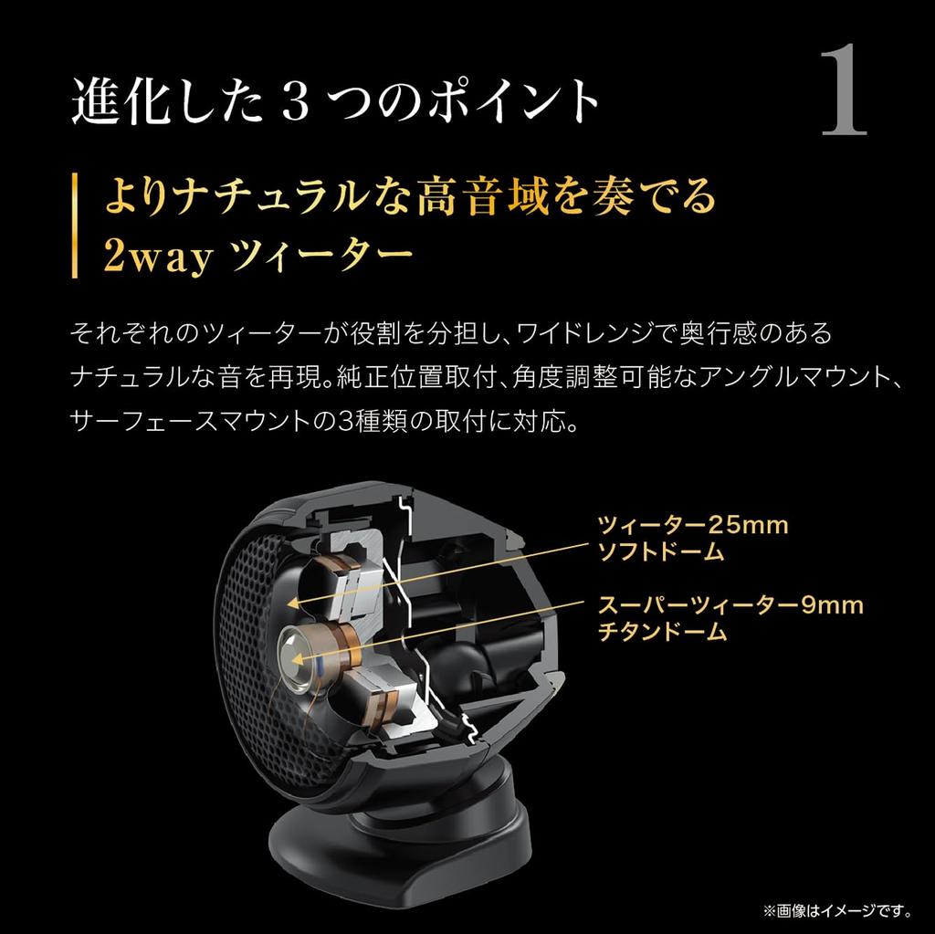Kenwood 17cm Victor Separate Speakers Studio-Tuned High-Resolution Custom-Fit KFC-XS175S