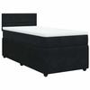Maison Exclusive - Lattenrost mit Matratze Schwarz 100x200 cm Samt