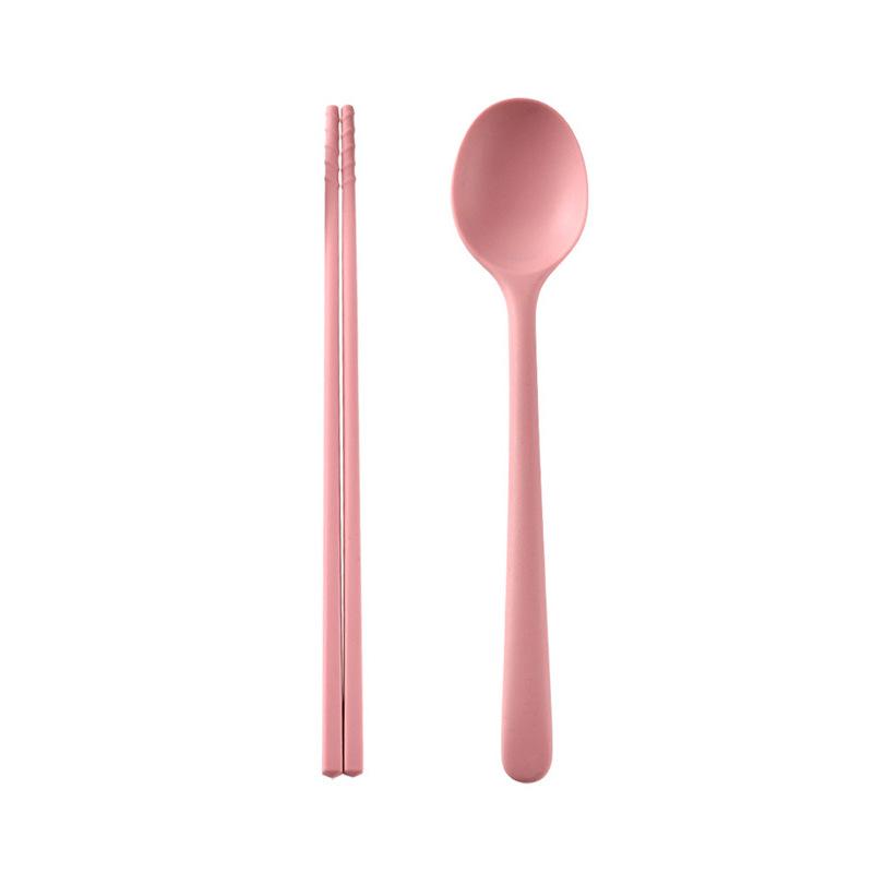 Food-Grade Silicone Spoon & Chopstick Set: Non-Slip, Anti-Mold, Heat Resistant, Perfect for Hot Pots & Soups.