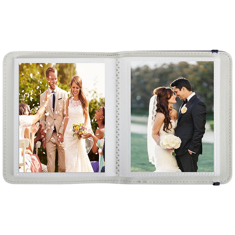 Hot Sale Dropshipping Wedding PU Leather 5inch for Polaroid 600/W210/300/400 Instax Wide Film Mini Photo Albums with Binder