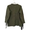 MM6 Mosqueline 21 years S52Gold Plated0091 S17770 Site Ribbon Hairy Knit tops S Moss greenUsed