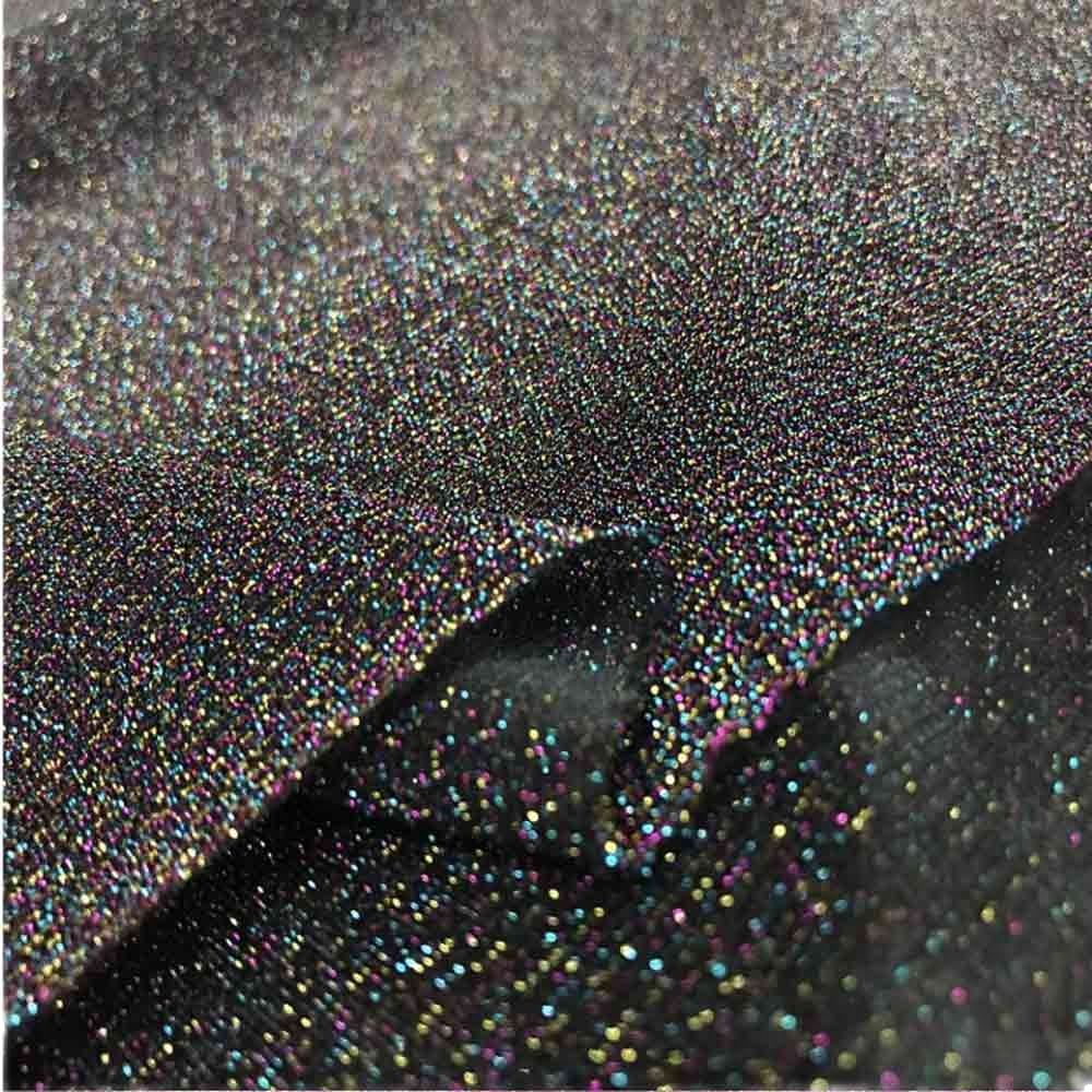 2 Yards Bastelbedarf Hintergrund Bühnenshow Kleidung Hochzeitsdekoration Zubehör Mehrfarbig Modekleid Lurex Glitzerstoff