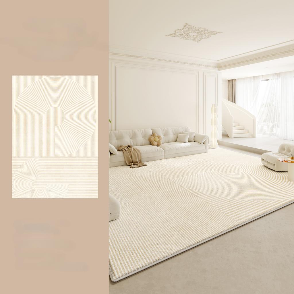 Large Area Rugs for Bedroom Cream Style Living Room Decoration Plush Carpet Home Fluffy Soft Rug Thick Anti-slip Study Floor Mat