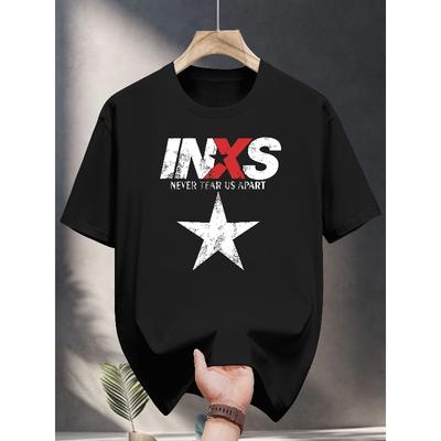 Europäische Größen Gedrucktes Kurzarm-T-Shirt, Mode Lässige Sommerkleidung