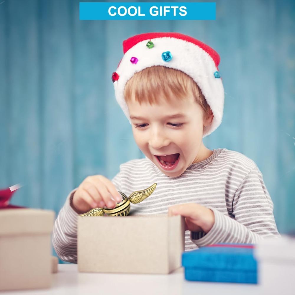 EDC Fidget Spinner Toys Fingertip Spinning Gyroscope Anti-Stress Toys Kids Adults Rotating Metal Ball Desktop Stress Relief Toys