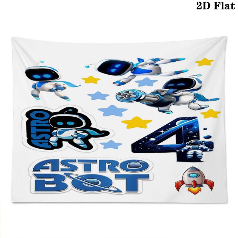 ASTRO BOT Custom Name Wall Tapestry Aesthetic Wall Hanging Printed Fabric Blanket Decorative Tapestries for Bedroom Living Room Home Decor