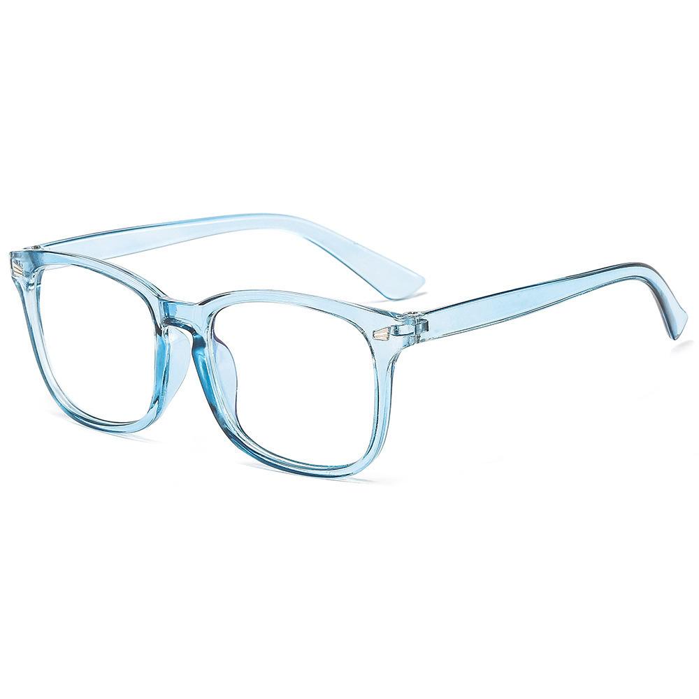 Blue Light Blocking Glasses Frame Square Nerd Eyeglasses Anti Blue Ray PC Screen Game Glasses Professional Vision Correction
