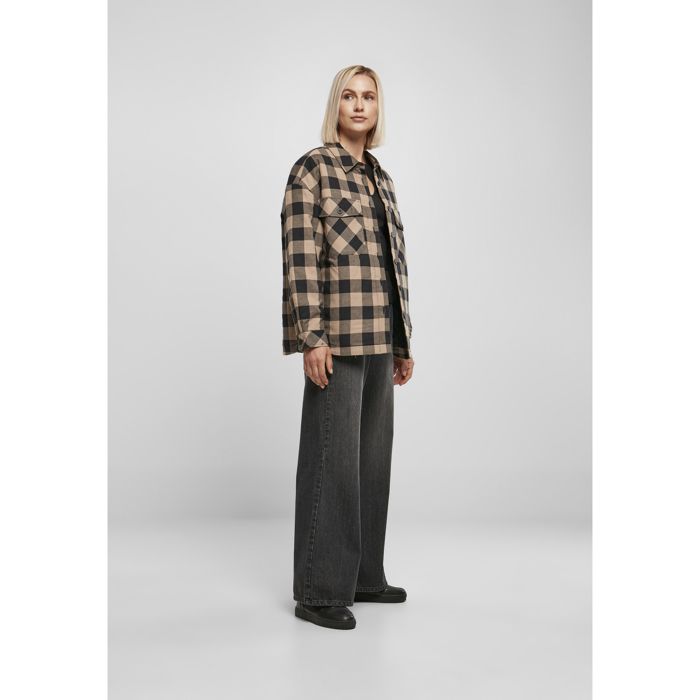 Chemise En Flanelle - Urban Classics - Padded - Motif À Carreaux - Coupe Oversize - Doublure Matelassée
