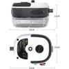 Steam Cleaner 2500W Portable, High Temperature, Brush Heads, Kitchen, Bathroom, Car (White)
