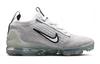 Nike Air VaporMax 2021 Flyknit 'White Metallic Silver' Gs DB1550-100