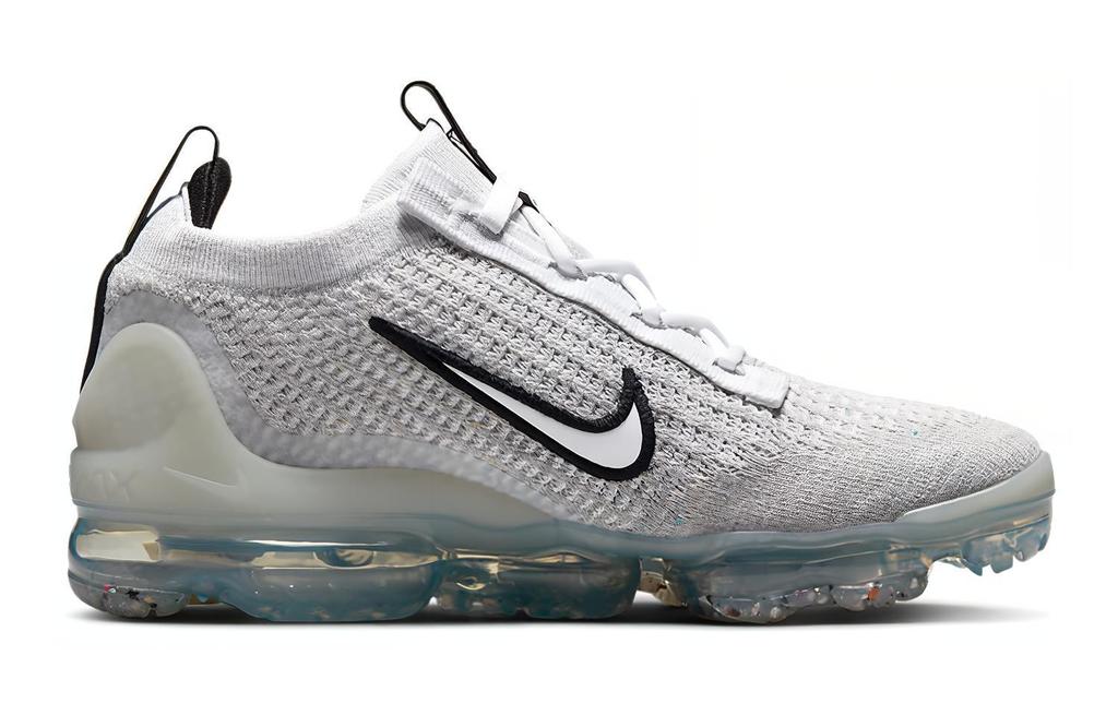Nike Air VaporMax 2021 Flyknit 'White Metallic Silver' Gs DB1550-100
